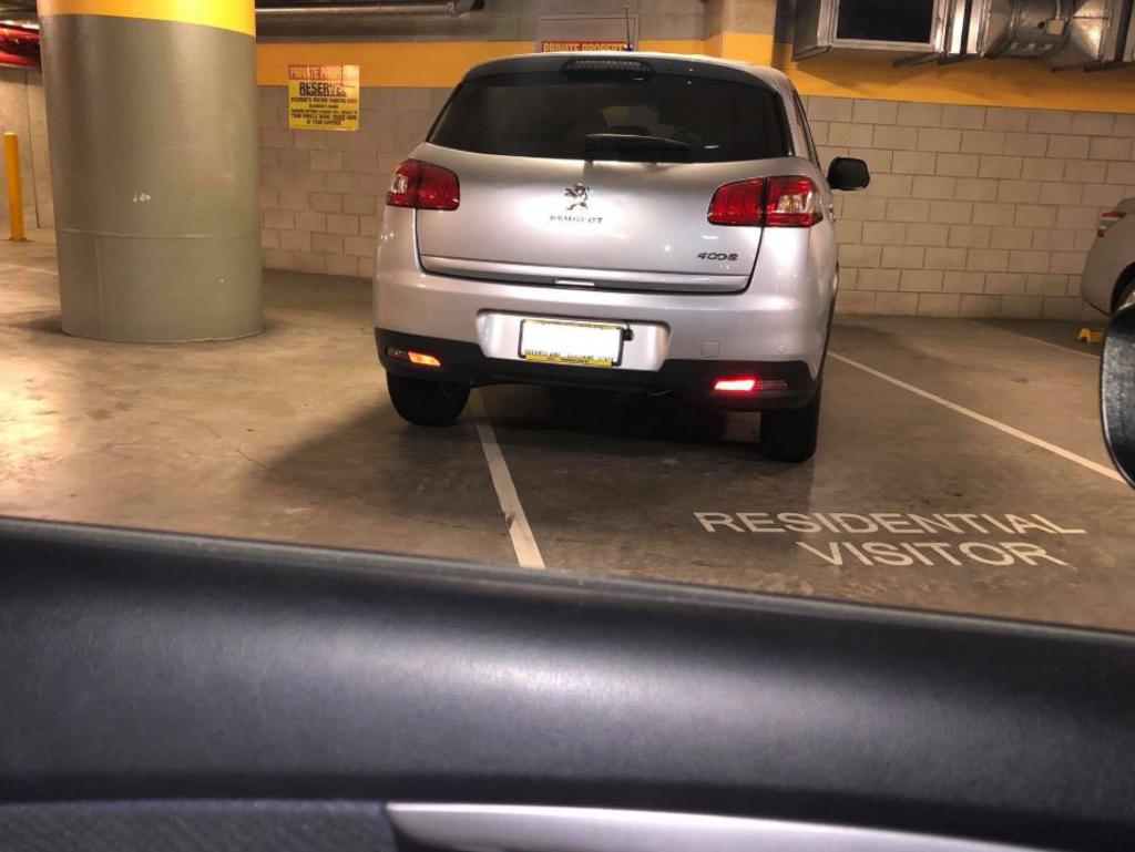 Bad parking in the Hilton car park, Gold Coast