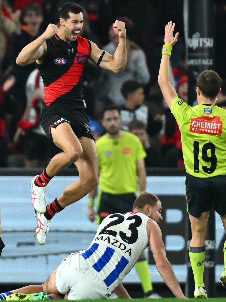 Kyle Langford booted four goals in the win. Picture: Quinn Rooney/Getty Images