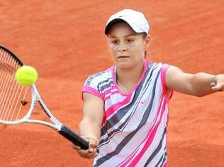 In 2010 as a youngster, Ipswich tennis player Ash Barty was beating women at major tournaments on the clay courts at One Mile. Now she's a French Open winner. Picture: Rob Williams