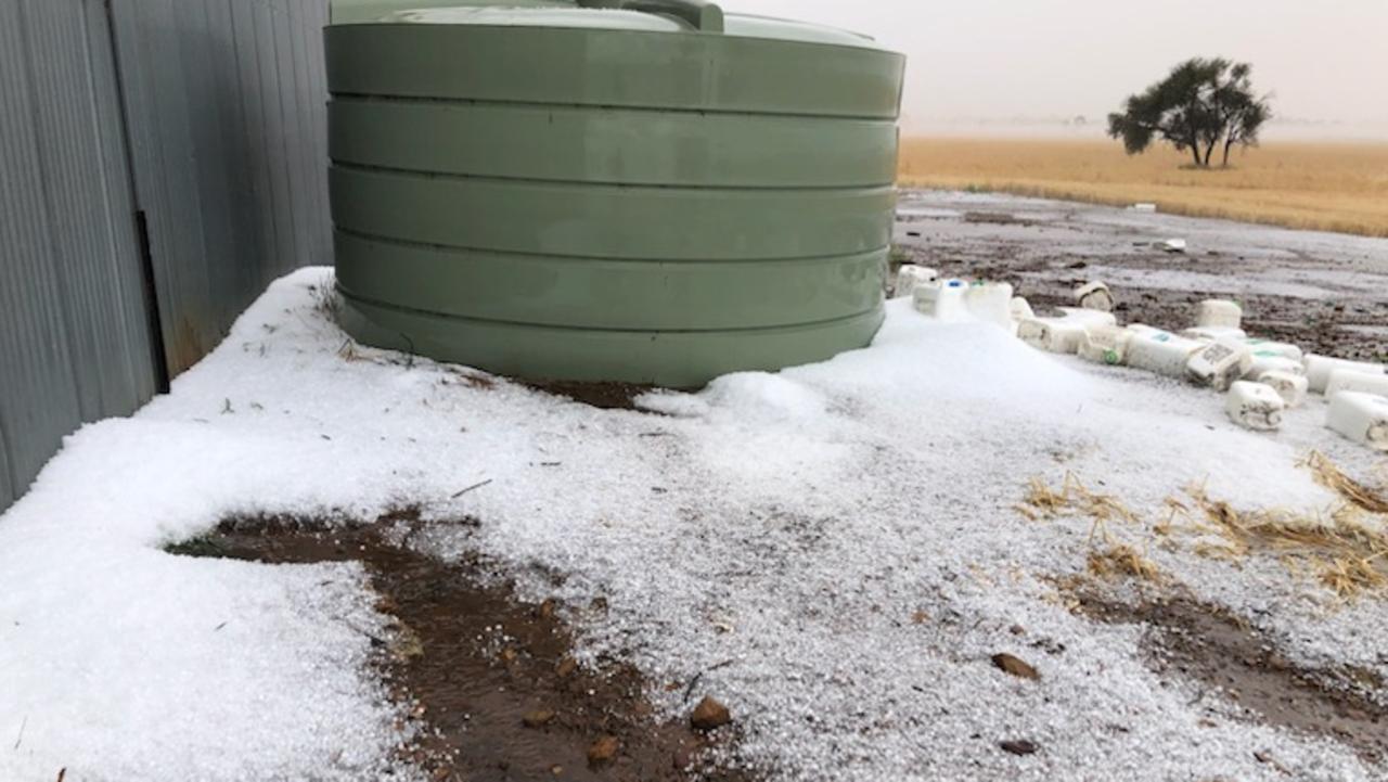 Hail at Tuckerang. Photo: Douglas Wunsch