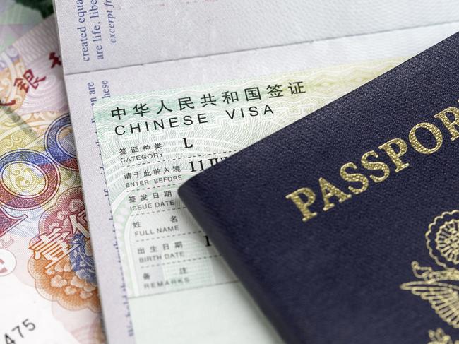 Travel Documents and Chinese currency