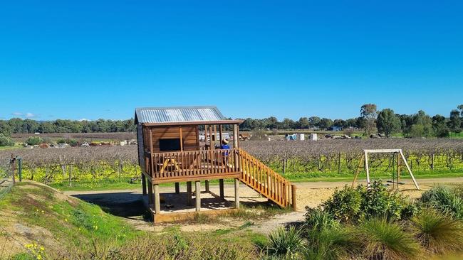 The cubby house at Vine Shed cellar door in McLaren Vale. Picture: Facebook