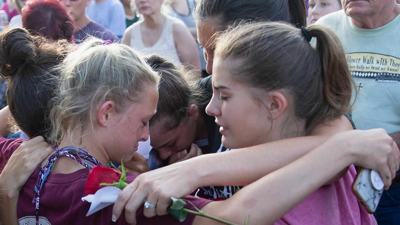 Meanwhile, Americans mourned their dead. Picture: Bob Levey/Getty Images/AFP