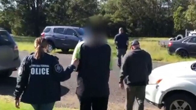 Hunter man arrested by Australian Federal Police (AFP) over child exploitation offences. Picture: AFP