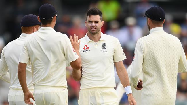 James Anderson says Australia’s bowlers haven’t intimidated England’s batsmen.