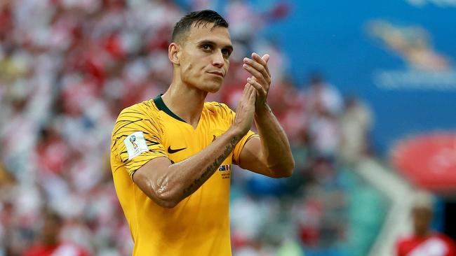 Socceroos captain Trent Sainsbury. Picture: Toby Zerna