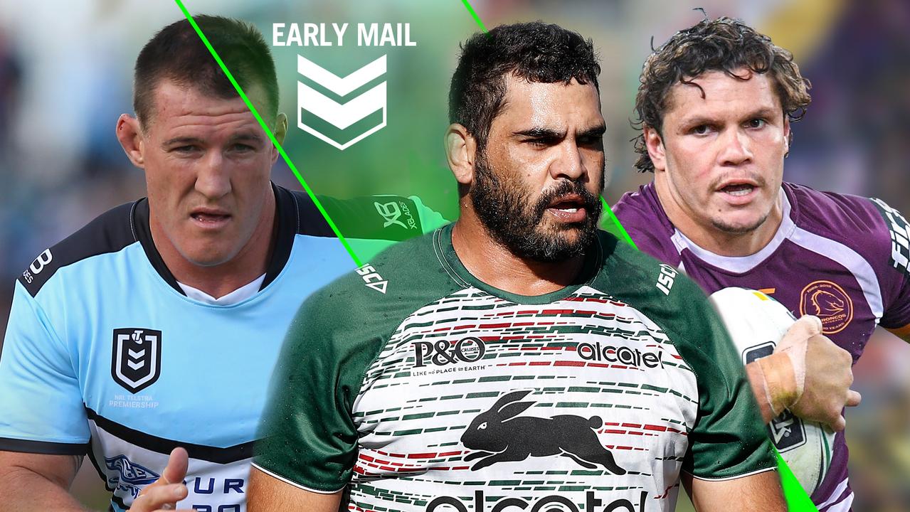 Paul Gallen, GI and James Roberts in Early Mail for Round 4.