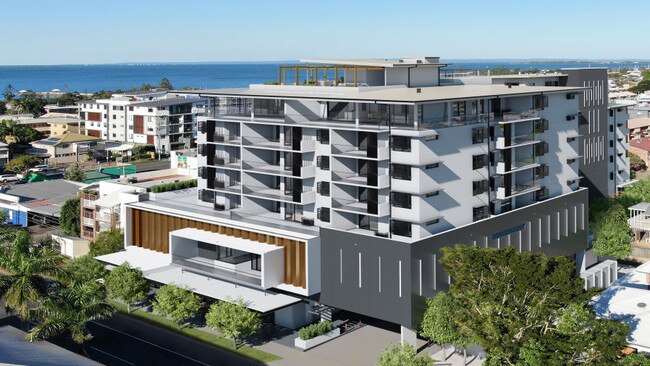 Artist impression of what the Lato Baia/Wynnum Cinema development will look like once completed.