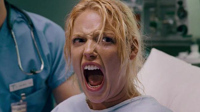 Yes, Katherine Heigl made birth look appropriately painful in Knocked Up, but you still don’t get a sense of all the gross stuff happening downstairs.