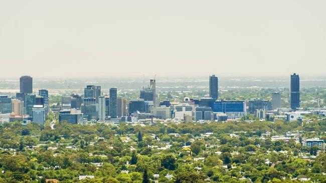 The view of Adelaide’s CBD from Windy Point lookout. Picture: Roy VanDerVegt