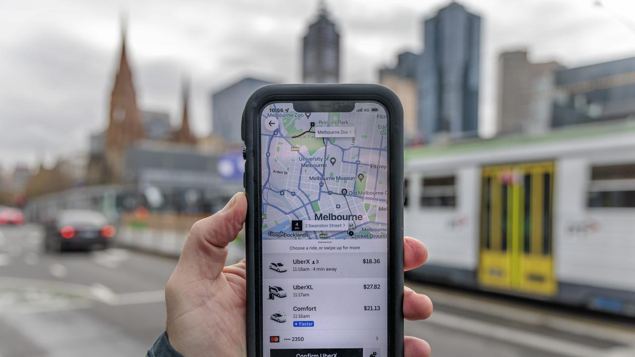 Uber has signed a landmark deal with the TWU. Picture: NCA NewsWire / David Geraghty