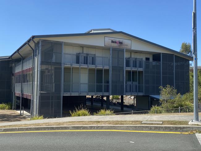 Benowa State High School will have to wait three months to removed "extensively damaged" asbestos from multiple buildings. Picture: Amaani Siddeek