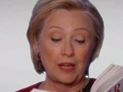 Hillary Clinton's surprise Grammys cameo.