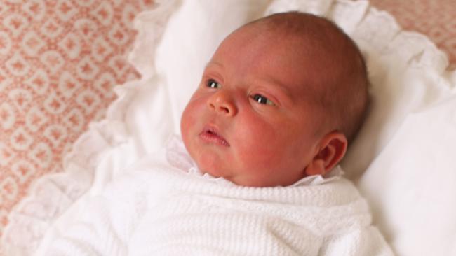 The Duchess of Cambridge’s photo of her son, Louis. Picture: AFP Photo/Kensington Palace