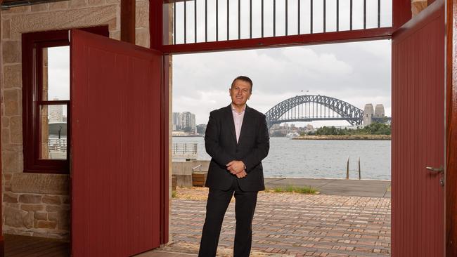 Bill Drakopolous at the old Fenwick's Store which will be converted into a cafe. (AAP Image/Monique Harmer)