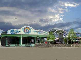 Artist impressions of the development proposed for Cullen St in Nimbin, where the museum once stood. Picture: Leo Dewitte