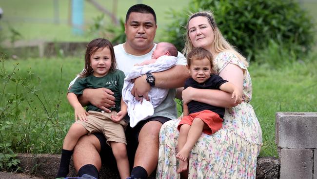 The Vui family had two bad experiences at Ipswich Hospital within days. Picture: Jamie Hanson