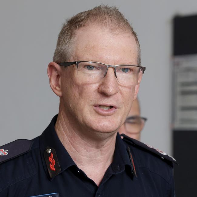 QFES Commissioner Greg Leach. Picture: Steve Pohlner