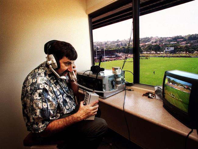 Video referee Dennis Spagarino at a NRL game in 1998.