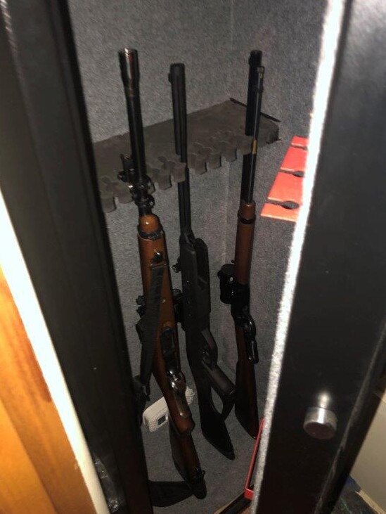 Weapons at a Brunswick property.