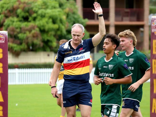 Michael Miller unwinds by refereeing at Randwick Rugby Club. Picture: www.ricmacphotography.com