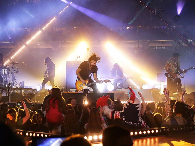 Gang Of Youths last played Sydney for the 2018 NRL Grand Final. Picture: Brett Costello