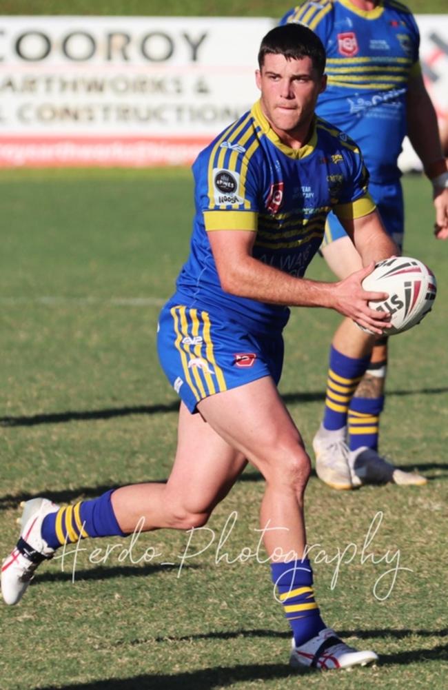 Corey Herdegen in action for the Noosa Pirates. Picture: Herdo Photography.