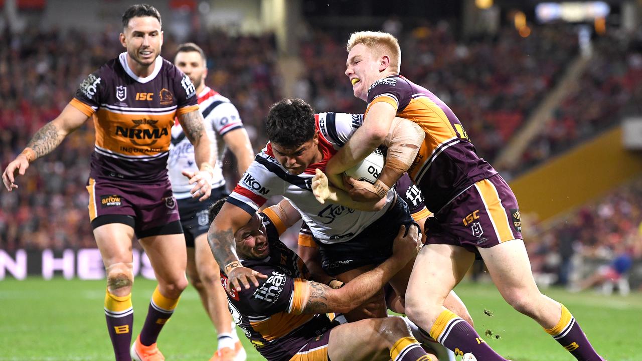 NRL 2019: Brisbane Broncos def Sydney Roosters, Latrell Mitchell injury ...