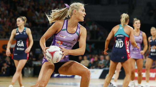 Gretel Bueta was everywhere for the Queensland Firebirds. (Photo by Daniel Pockett/Getty Images)