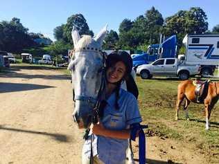 LIFE SAVER: Samantha and her rescue horse Sarge, who she not only nursed back to health, but who helped pull her from the depths of severe helplessness after horrific bullying.