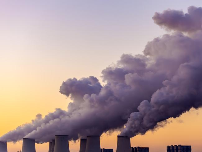 Power plant at night istock