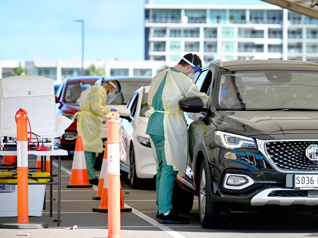 The premier said genome sequencing was underway as new Covid-19 cases were recorded overnight. Picture: Naomi Jellicoe