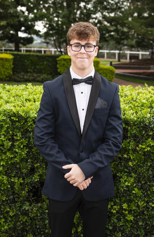 Harry Allen at Centenary Heights State High School formal at Picnic Point, Friday, November 15, 2024. Picture: Kevin Farmer