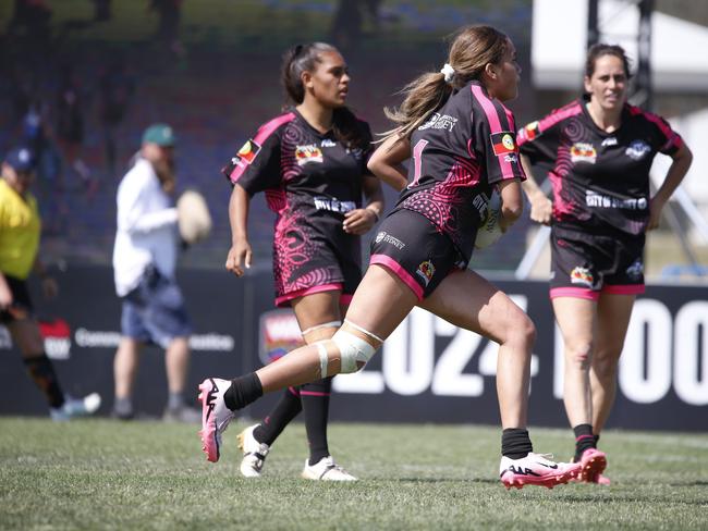 Koori Knockout - Day 4 Womens GF Redfern All Blacks v Bourke Warriors Monday, 7 October 2024 Hereford St, Bathurst NSW 2795, Australia, Picture Warren Gannon Photography