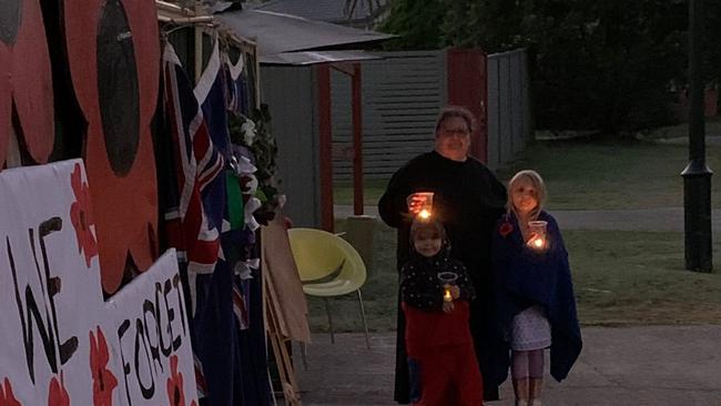 Families were out at Dawn in Edens Landing