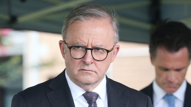 Anthony Albanese in Sydney on Tuesday. Picture: NCA NewsWire / Gaye Gerard