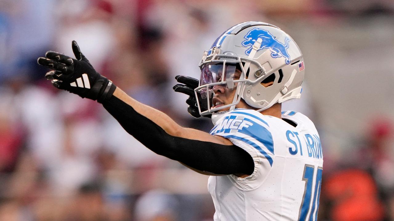 Amon-Ra St. Brown made some big plays. Thearon W. Henderson/Getty Images/AFP