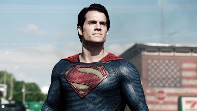 Henry Cavill as Superman in Man of Steel.