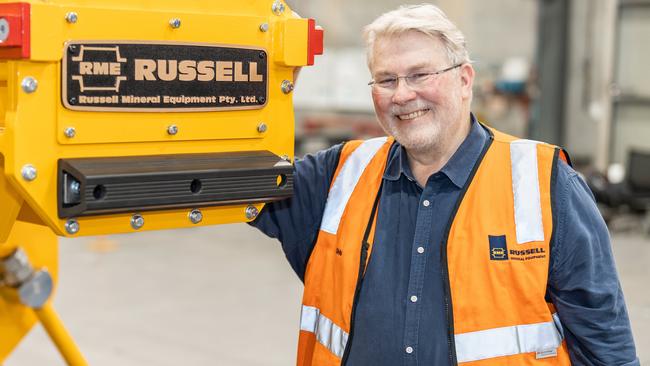 Russell Mineral Equipment founder Dr John Russell.