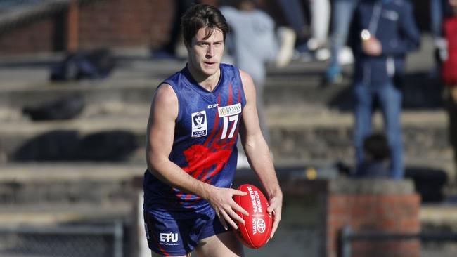 Lochie Dickson won plenty of footy for Coburg across half-back this year.