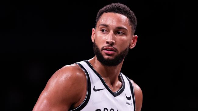 Ben Simmons’ future in the NBA is clouded. (Photo by Dustin Satloff/Getty Images)