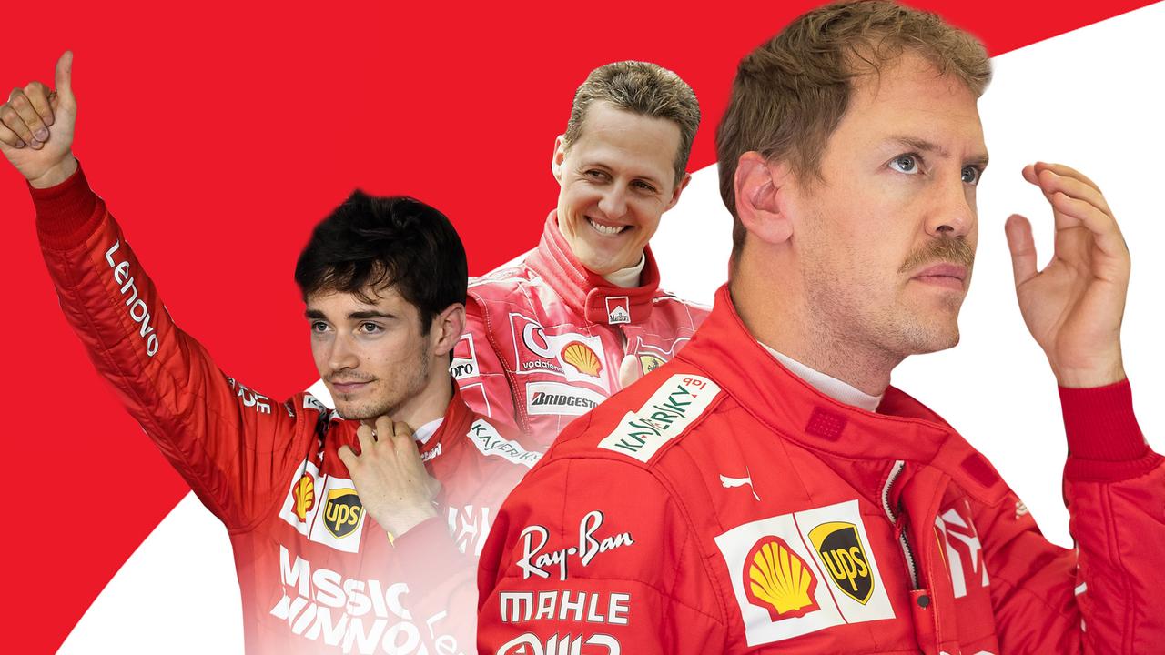 Sebastian Vettel is plagued by the pressure of Ferrari drivers past and present.