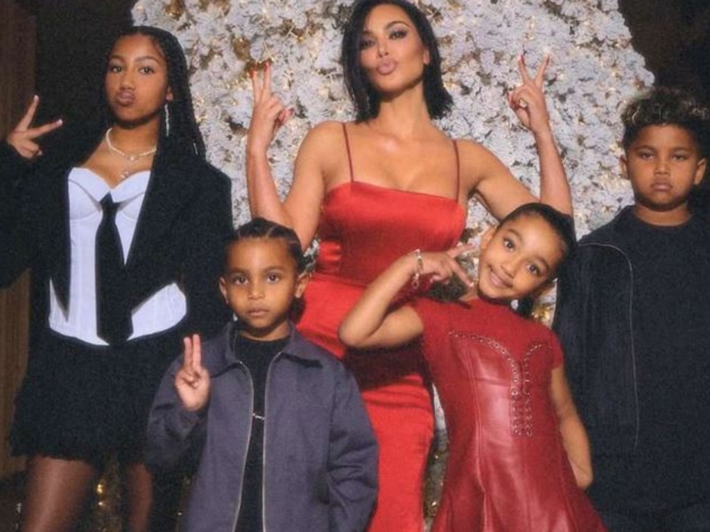 The couple share four kids together: North, 11, Saint, 9, Chicago, 7, and Psalm, 5. Picture: Instagram