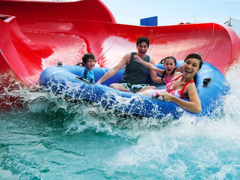 There are 20 different slides and rides at Legoland Water Park. Picture: Supplied