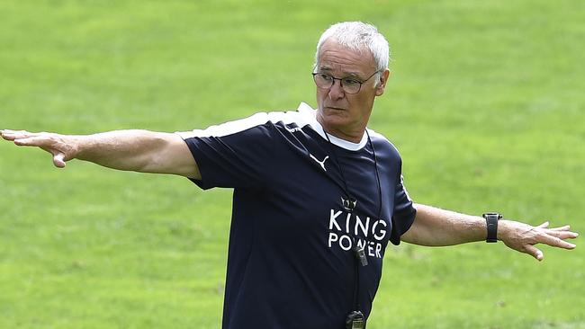 Leicester City's Italian manager Claudio Ranieri.