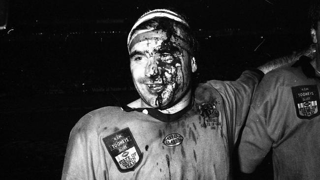 There was no doubting Benny Elias‘s passion for Origin. Photo: Geoff McLachlan