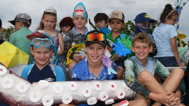 Ingham State Primary School. Photographs from the Maraka Festival Street Parade around the Ingham central business district on Saturday. In an ‘Under the Sea’-themed celebration of all things Hinchinbrook, school students, community organisations, emergency responders and contestants vying for the prized Queen and Princess titles paraded around Rotary Park in the centre of the town. Picture: Cameron Bates