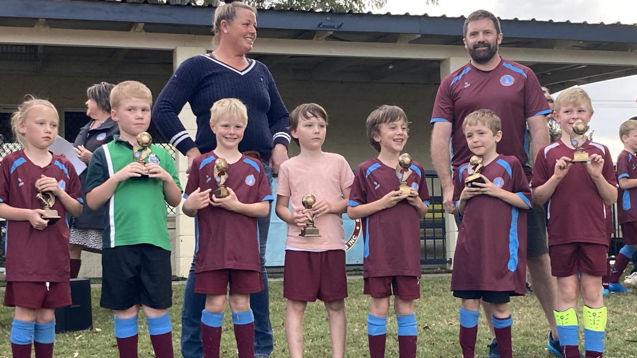 Gympie Diggers end of season break-up celebrations.