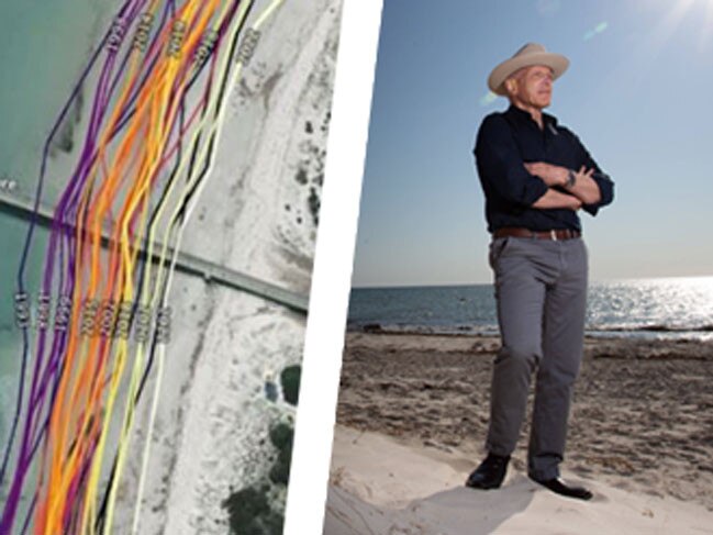 Art for beach erosion yarn