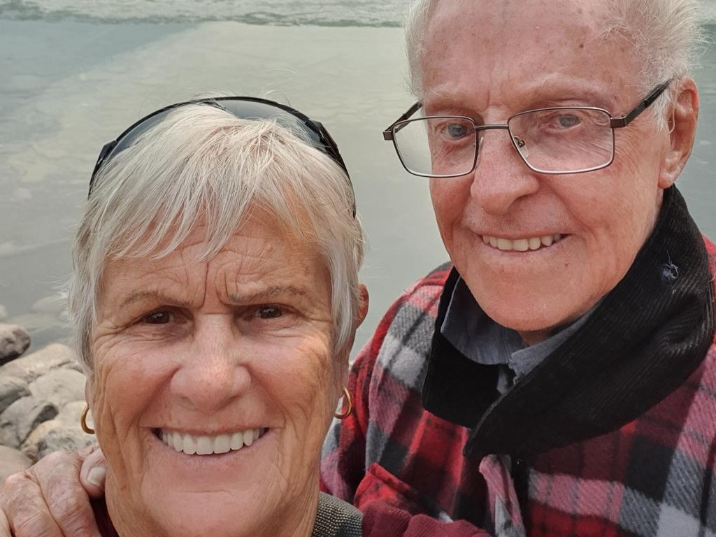 Mary, 79, and Cliff, 81, said they had been going to Flight Centre Tweed City for about a decade before they were unexpectedly told not to come back. Picture: Supplied